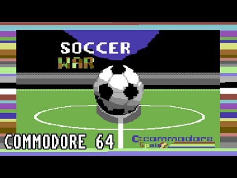 Soccer War - Gameplay - Commodore 64 - Seuck