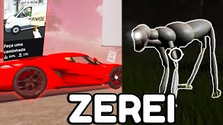 ZEREI o TAKE a WALK ( PEGUEI TODAS as CARONAS POSSIVEIS ) ROBLOX!!