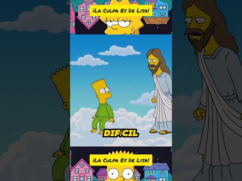 😱🙏 ¡Bart tuvo un encuentro con Dios! 😇⚡#LosSimpson #BartSimpson #Springfield