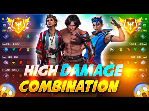 1 FIRE = 126 Damage 💀😳 ( Secret ) | best character skill for cs rank | Cs rank best character skill