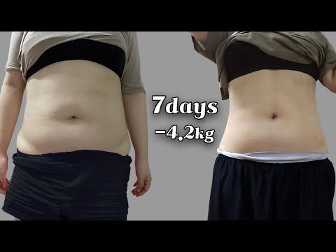 7일만에 -4.2kg 🔥현실적인 급찐급빠 다이어트 | 땅끄부부 칼소폭 찐 핵핵 매운맛 후기