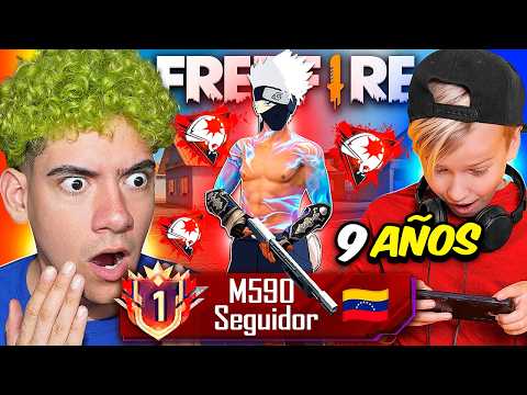 NIÑO DE 11 AÑOS ME IMPRESIONA POR SER EL TOP 1 EN FREE FIRE !! - TheDonato