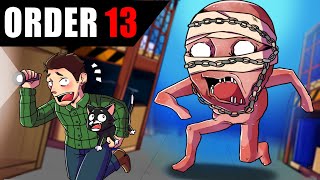 NE TRAVAILLEZ JAMAIS AVEC UN CHAT DANS UN ENTREPOT - ORDER 13