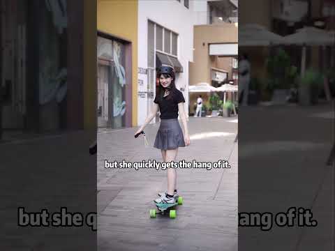 Teaching Newbie Girls to Ride Electric Skateboard | Day 23