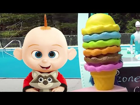 The Incredibles' Jack Jack's Baby MEGA Ice Cream | Ellie Jr.