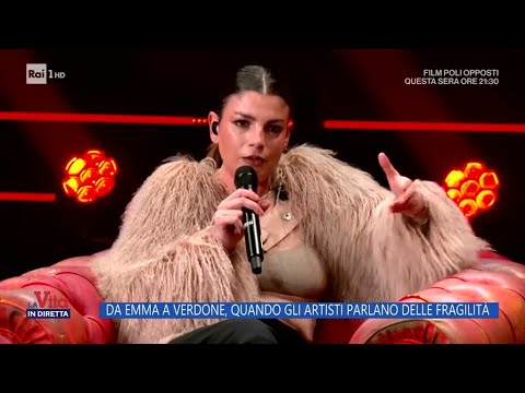 Da Emma a Verdone, quando gli artisti parlano delle fragilità - La Vita in diretta - 13/03/2024