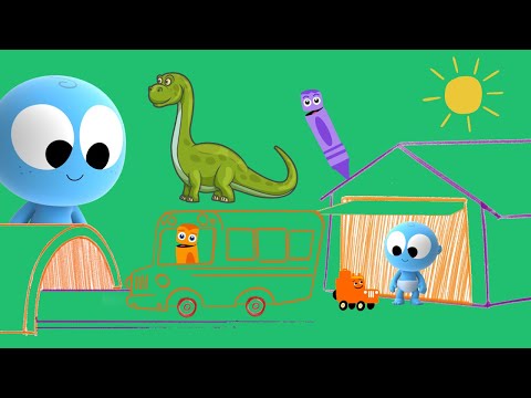 Learn Vehicles, Colors & Music with GooGoo and GaaGaa | The Googies | Toddler Fun Learning