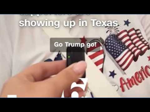 Supporters speak out at Trump rally in San <strong>Antonio</strong>