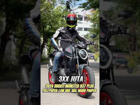 Ducati Monster 937 Plus Registrasi ( 2025 ) NIK ( 2024 ) Full Paper Tax On 09.26 Low Odo 5100 KM