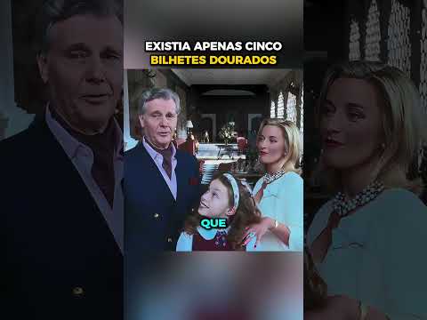 Existia apenas cinco bilhetes dourados