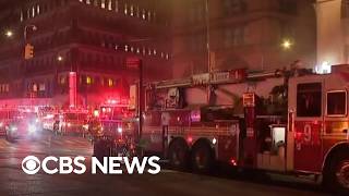 YouTube video thumbnail: Over a Dozen Hurt After Fire Breaks out at New York City Subway Station