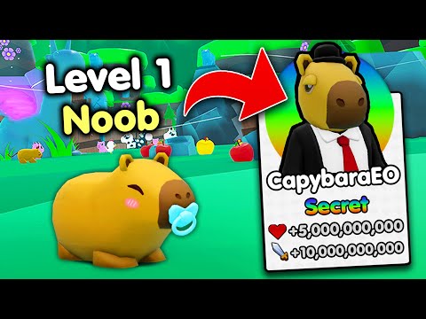 Starting Over as NOOB with OP SECRET in Capybara Evolution! (Roblox)