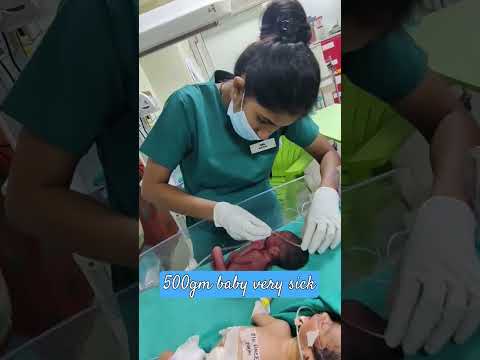 500gm baby very sick🩺🩺🙏🙏 #babylove #nursecare #newbornbaby #babycare #cutebabycarebaby #viralvid