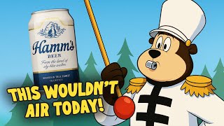 Hamm’s Beer Commercial (1962) | Banned Hamm's Bear Cartoon