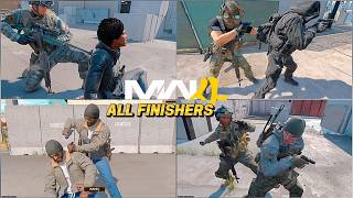 MW4 ALL 16 FINISHING MOVES! 🔥 All Finishers Showcase | Modern Warfare 4