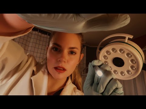 ASMR Scalp Check & Cranial Nerve Exam | Standing Over You | Focus Tests, Full Body Exam