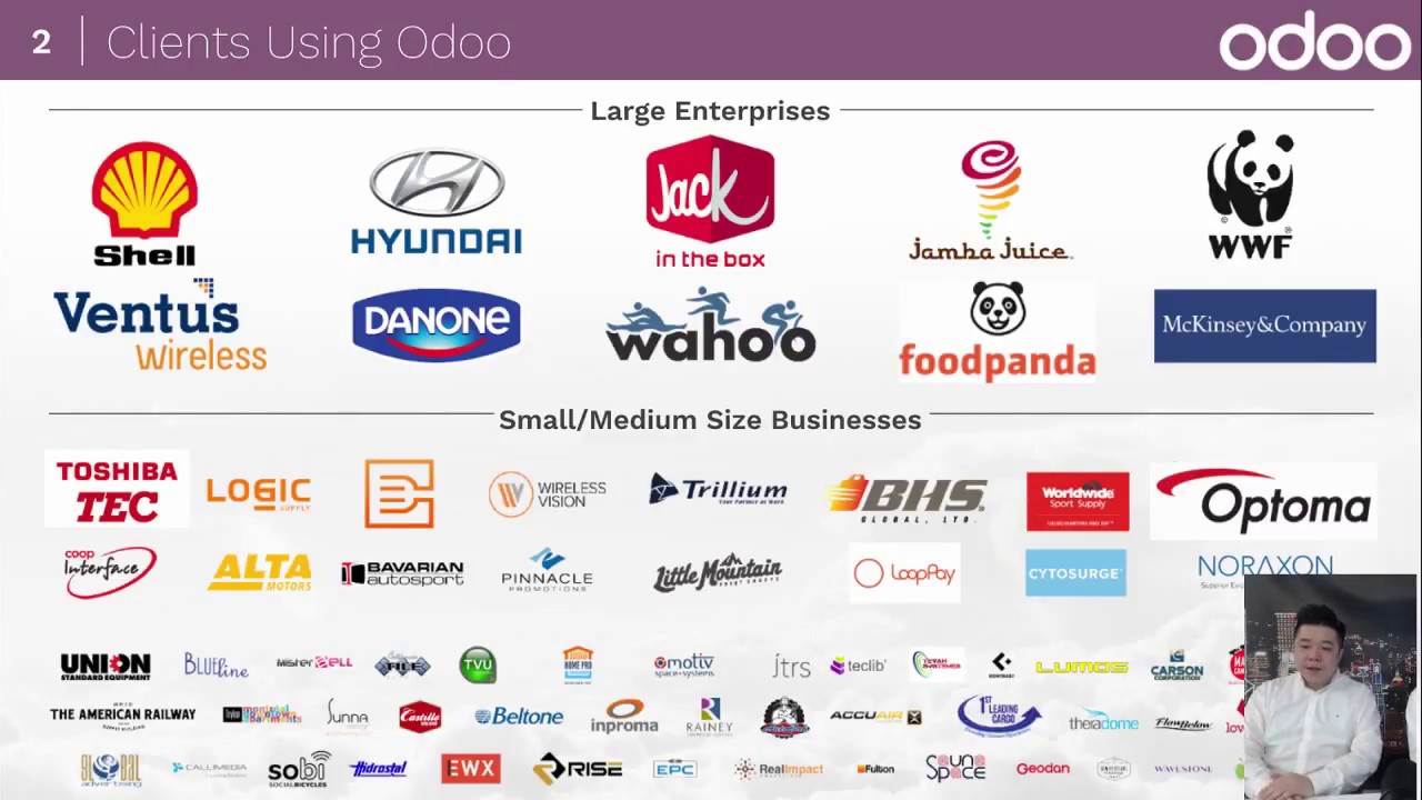 Odoo Sales management: Manage your sales pipeline | 22.11.2017

More information, please refer to https://www.odoo.com/page/sales To schedule a demo, please refer to ...