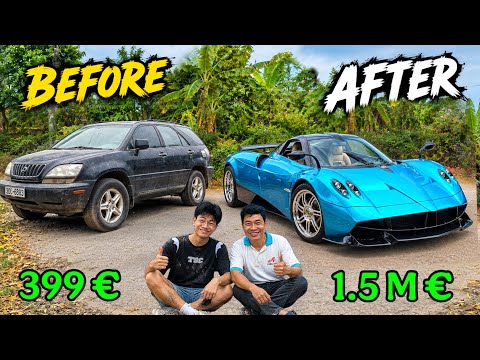 Two Friends Successfully Built A SUPERCAR From An Old <strong>JAPANESE</strong> Toyota Car. Incredible.