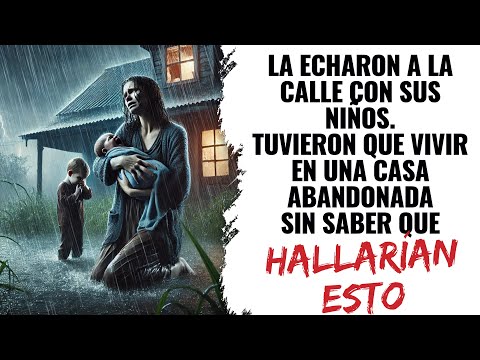 La Echaron A La Calle Con Sus NIÑ0S. Tuvo Que Ir A Una Casa Abandonada Sin Saber Que Hallarían Esto