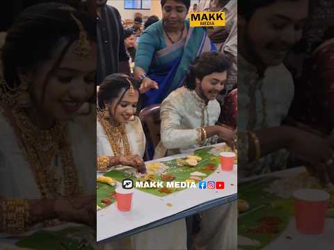 സംസാരിച്ചിരിക്കാതെ സദ്യ കഴിക്ക് ചേട്ടാ വർഷ പറഞ്ഞത് കേട്ടോ😂#adarshshenai #wedding