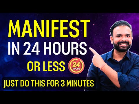 FAST RESULTS in 24 HOURS! Powerful Law of Attraction Manifestation Technique to Attract Anything