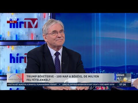 Trump béketerve - 100 nap a békéig, de milyen feltételekkel?  - HÍR TV