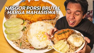 NASI GORENG PORSI BRUTAL MURAH!! TAPI KOK RASANYA GINI ?!