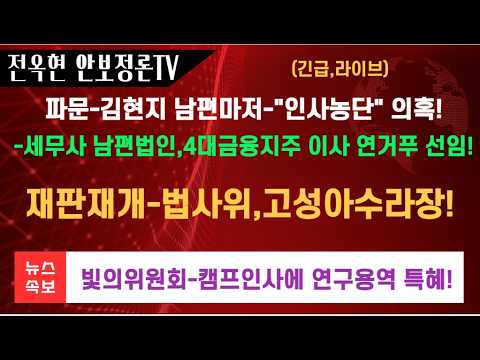 대통령 직속 빛의위원회-대선캠프에 인사에 <strong>연구용역</strong> 특혜의혹!