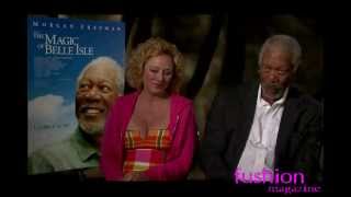 Morgan Freeman Virginia Madsen interview -- THE MAGIC OF BELLE ISLE