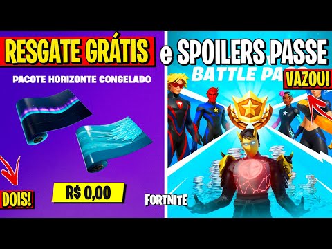 Fortnite ACABOU DE VAZAR a Temporada 4 e as SKINS DO PASSE DE BATALHA!