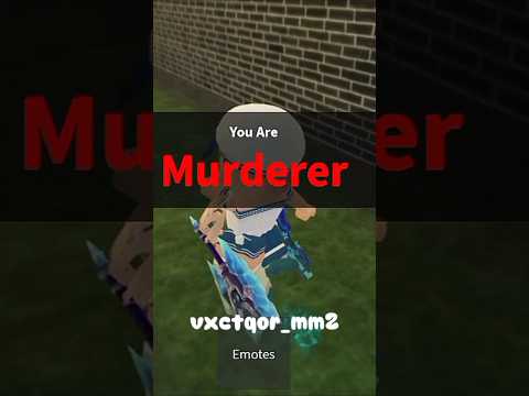 murd round.. #roblox #mobile #murdermystery2 #murder #fail #yes
