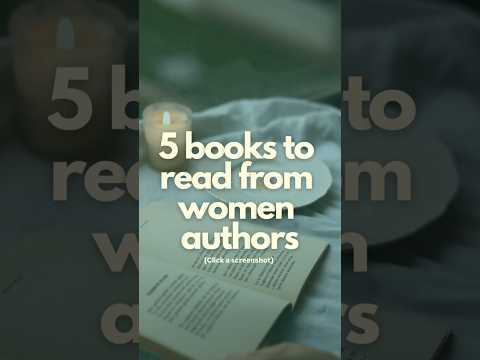Must read these 5 Books from Women Authors 📚 #womenauthors #booksbywomen #riedu
