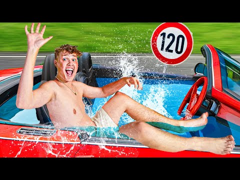 Ich hab einen POOL in mein AUTO gebaut! 🚨