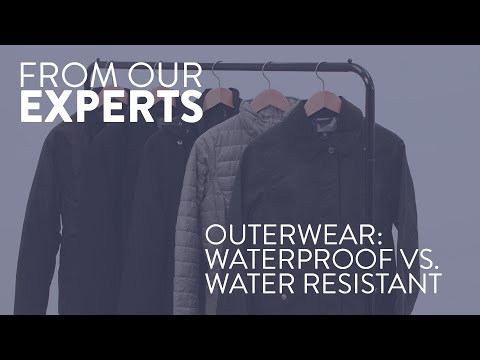 Outerwear: Water Resistant vs. Waterproof | Nordstrom Expert Tips