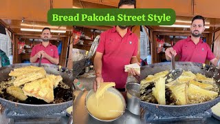 Desi Street Style Bread Pakoda | Kolhapur Street Food | Street Food India