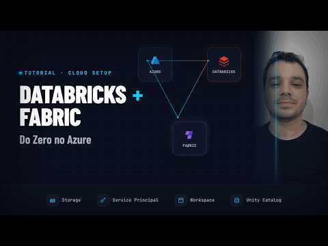 Databricks + Microsoft Fabric no Azure do Zero | Resource Groups, ADLS, Workspaces e Unity Catalog