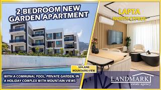 🏡 Brand New 2 Bedroom Garden Apartment for Rent in Lapta | Sea View | Gated Community | North Cyprus