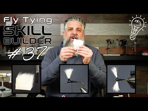 Fly Tying Skill Builder #37 | Calf Body Hair | Selecting It, Parachutes and SPLIT WINGS!
