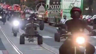 Dirt Bike Gangs Terrorize Streets Of D.C & Baltimore! (Videos)!