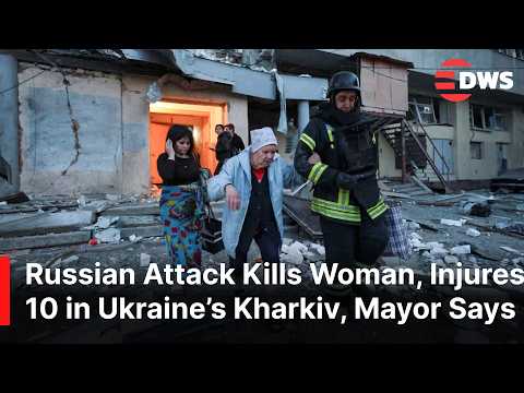 BREAKING: One Woman Killed, 10 Injured in Russian Attack on Kharkiv, Ukrainian Officials Say | AH1E