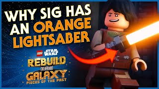 Why Sig Has An Orange Lightsaber In Rebuild The Galaxy: Pieces Of The Past