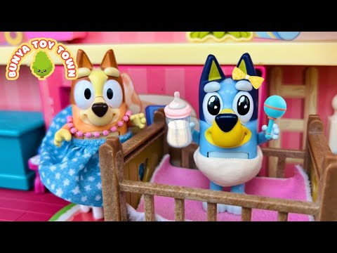 BABY BLUEY and Mummy Bingo 🍼 | Pretend Play with Bluey Toys | Bunya Toy Town