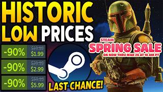 STEAM SPRING SALE 2026 - LAST CHANCE HISTORIC LOW STEAM GAME DEALS!