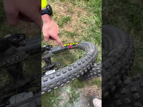 Even a cracked rim wasn’t stopping him 🤯