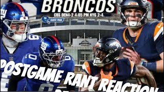 🚨GIANTS EMBARRASS THEMSELVES|DROP TO 2-5 after being up 19-0!!!!🚨|RAGE POSTGAME|PART2