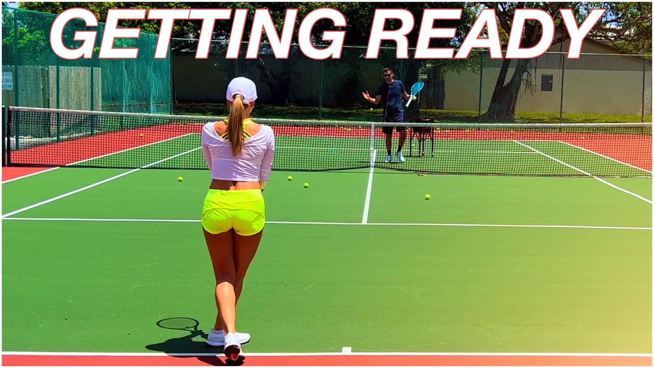Point Play Coaching with Anna | Getting Ready for Her Second Tennis Match￼