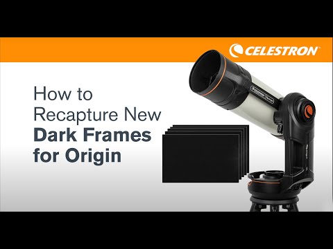 How to Recapture Dark Frames for the Celestron Origin