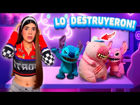Mis ANIMATRÓNICOS de STITCH y ANGEL invocaron al HOMBRE CAPIBARA✖️😰 | Ani Cat😻