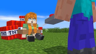 Steve caught Alex - minecraft animation