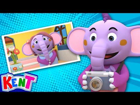 My Camera Song 📷 | Say Cheese! Let's Take A Picture | NEW 3D Song For Kids | Kent The Elephant